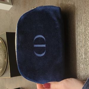Dior Velour makeup bag